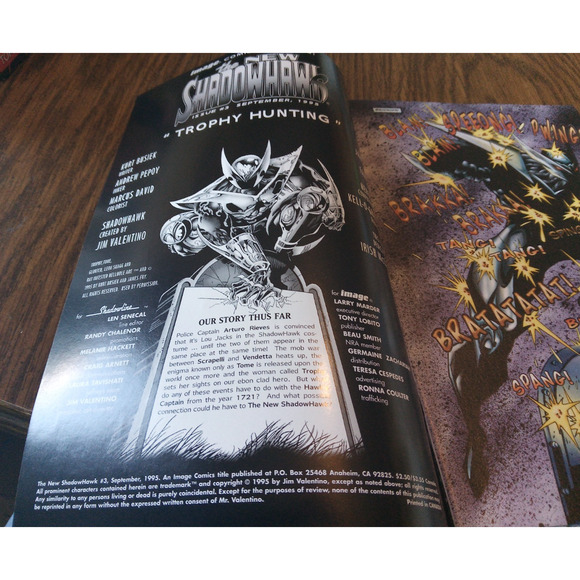 The New Shadowhawk #3 (September 1995 Image Comics) - Picture 3 of 3